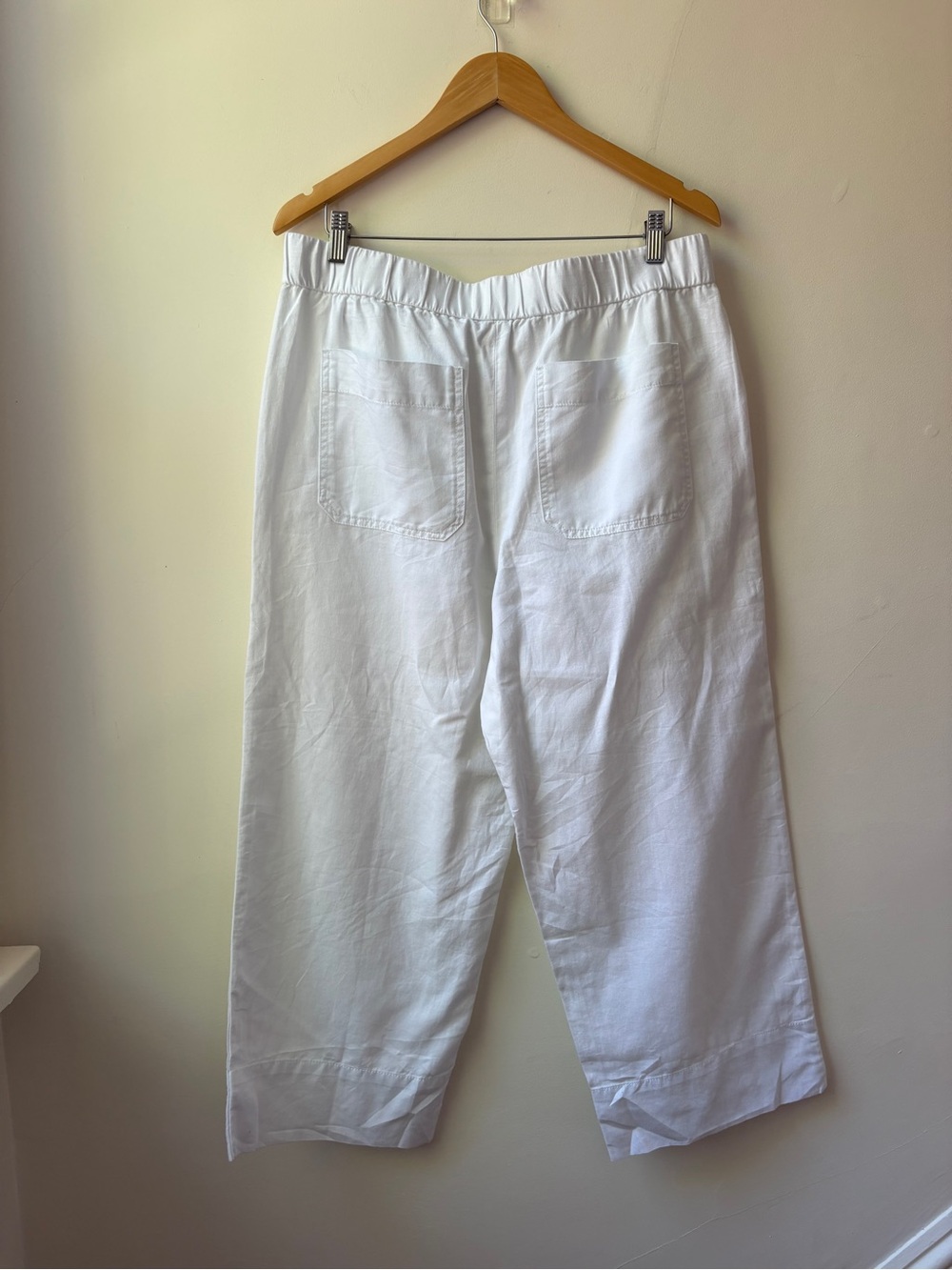 NWT Talbots Cotton/Linen Blend Crop Pant - Picture 6 of 8